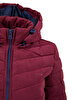 Short Puffer Rood Gemonteerd