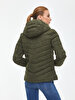 Short Puffer Groen Gemonteerd