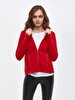 Polar Rot Strickjacke