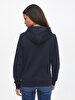 With Hood Zipper Closing Navy