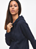 With Hood Zipper Closing Navy
