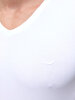 V-neck Basic Fit White T-shirt