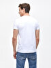 V-neck Basic Fit White T-shirt