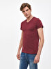 V-neck Basic Fit Red T-shirt