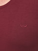 V-neck Basic Fit Red T-shirt