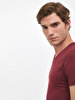 V-neck Basic Fit Red T-shirt