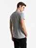 V-neck Basic Fit Grey T-shirt