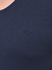V-neck Basic Fit Navy T-shirt