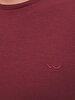 Crew Neck Basic Short Arm Slim Red T-shirt
