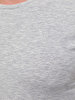 Crew Neck Basic Short Arm Slim Grey T-shirt