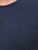 Crew Neck Basic Short Arm Slim Navy T-shirt