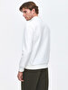 Zipper Closing Weiss Sweatshirt