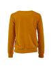 Round Collar Logo Printed Yellow Sweatshirt