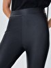 Simulated Leather Zwart Legging