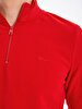 Turtle Neck Zipper Closing Red