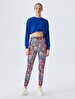 Waist Elastic Blue Sweatshirt