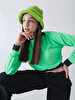 Waist Elastic Green Sweatshirt