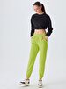 Waist Elastic Black Sweatshirt