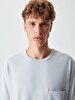 Oversized With Pockets Grey T-shirt