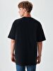 Oversized With Pockets Black T-shirt