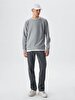 Crew Neck Grey Sweatshirt