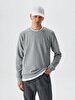 Crew Neck Grey Sweatshirt