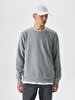 Crew Neck Grey Sweatshirt