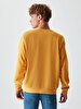 Crew Neck Yellow Sweatshirt
