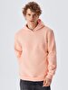 Logo Printed With Hood Orange Sweatshirt