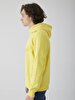 Logo Printed With Hood Yellow Sweatshirt