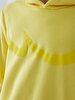 Logo Printed With Hood Yellow Sweatshirt