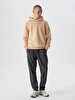 Logo Printed With Hood Beige Sweatshirt
