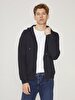 With Hood Zipper Closing Navy