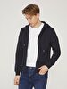 With Hood Zipper Closing Navy