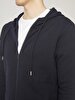 With Hood Zipper Closing Navy