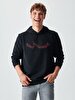 Logo Printed Black Sweatshirt