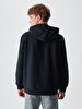 Logo Printed Black Sweatshirt