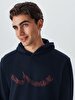 Logo Printed Navy Sweatshirt