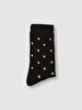 Dots Glitter Socket Black Socks