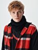 Knitted Black Scarf