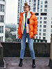Puffer Orange Coat