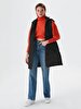 With Hood Puffer Black Vest