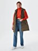 With Hood Puffer Green Vest