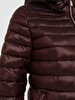 With Hood Arched Puffer Green Coat