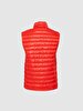 Zipper Closing Puffer Red Vest