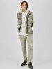 Zipper Closing Puffer Green Vest