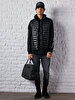 Zipper Closing Puffer Black Vest