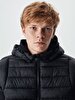 With Hood Short Black Coat