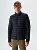 Puffer Short Black Coat