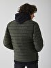 Puffer Short Green Coat